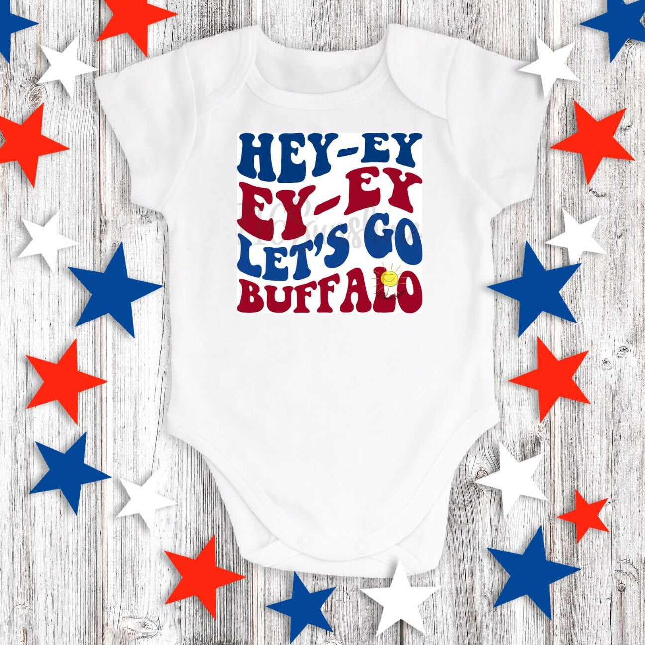 Buffalo Football One-Piece Infant Baby Bodysuit