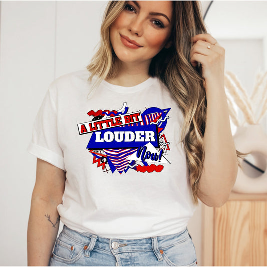 90s Retro Design A Little Bit Louder Now Buffalo Football Unisex Shirt