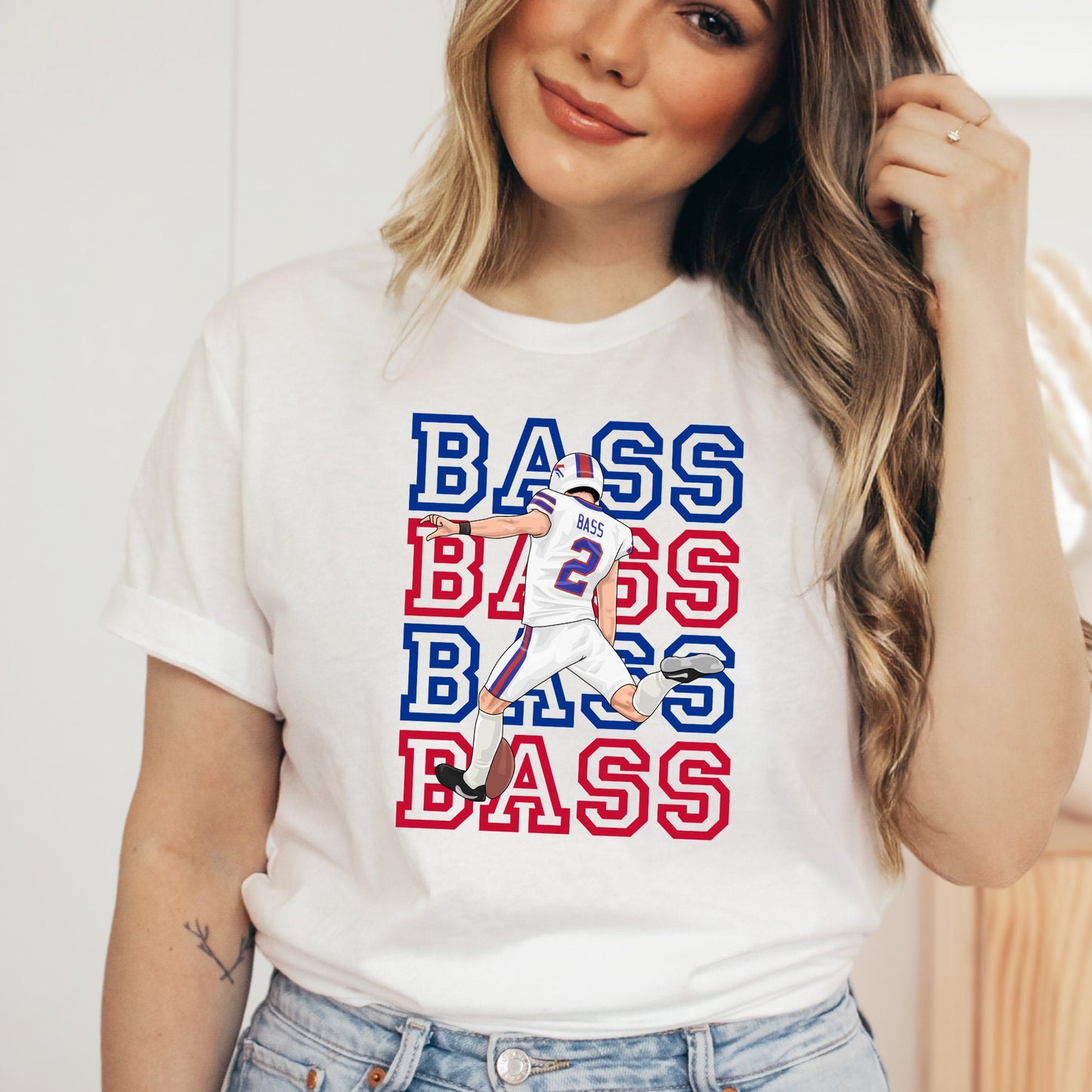 Bass Buffalo Football T-Shirt, Sweatshirt or Hoodie