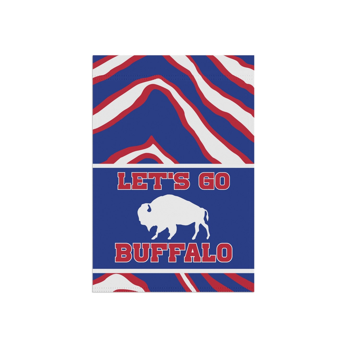 Let's Go Buffalo Zubaz Garden & House Banner