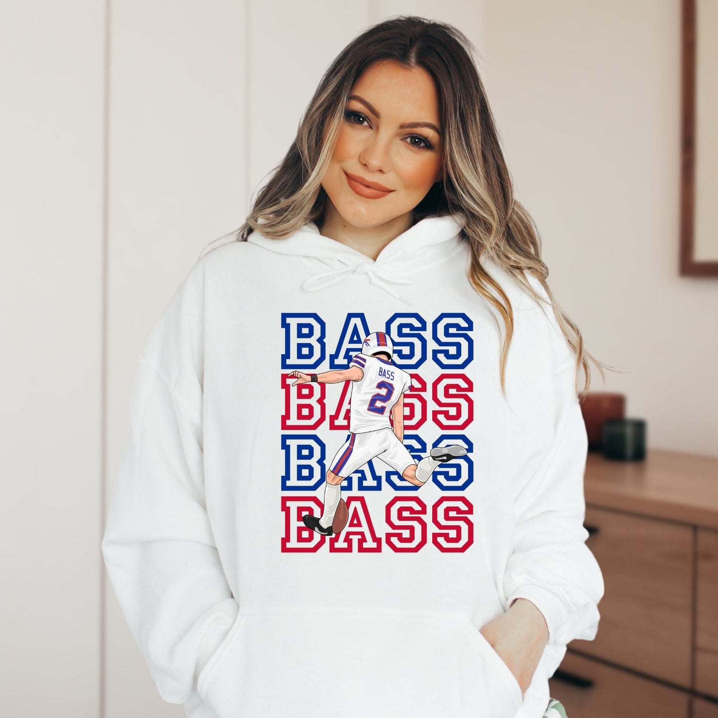 Bass Buffalo Football T-Shirt, Sweatshirt or Hoodie