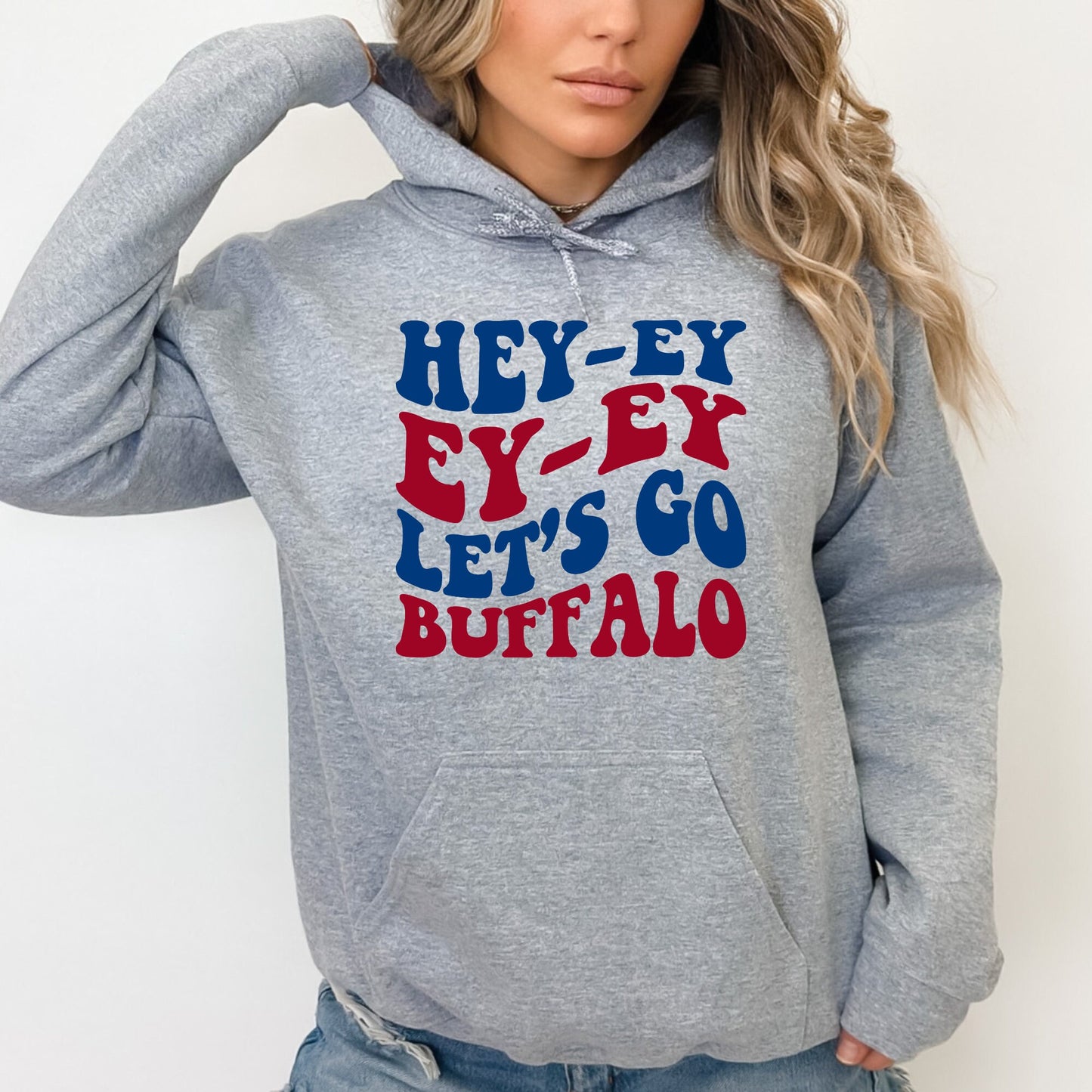 Hey Ey Ey Ey Let's Go Buffalo Football Shirt