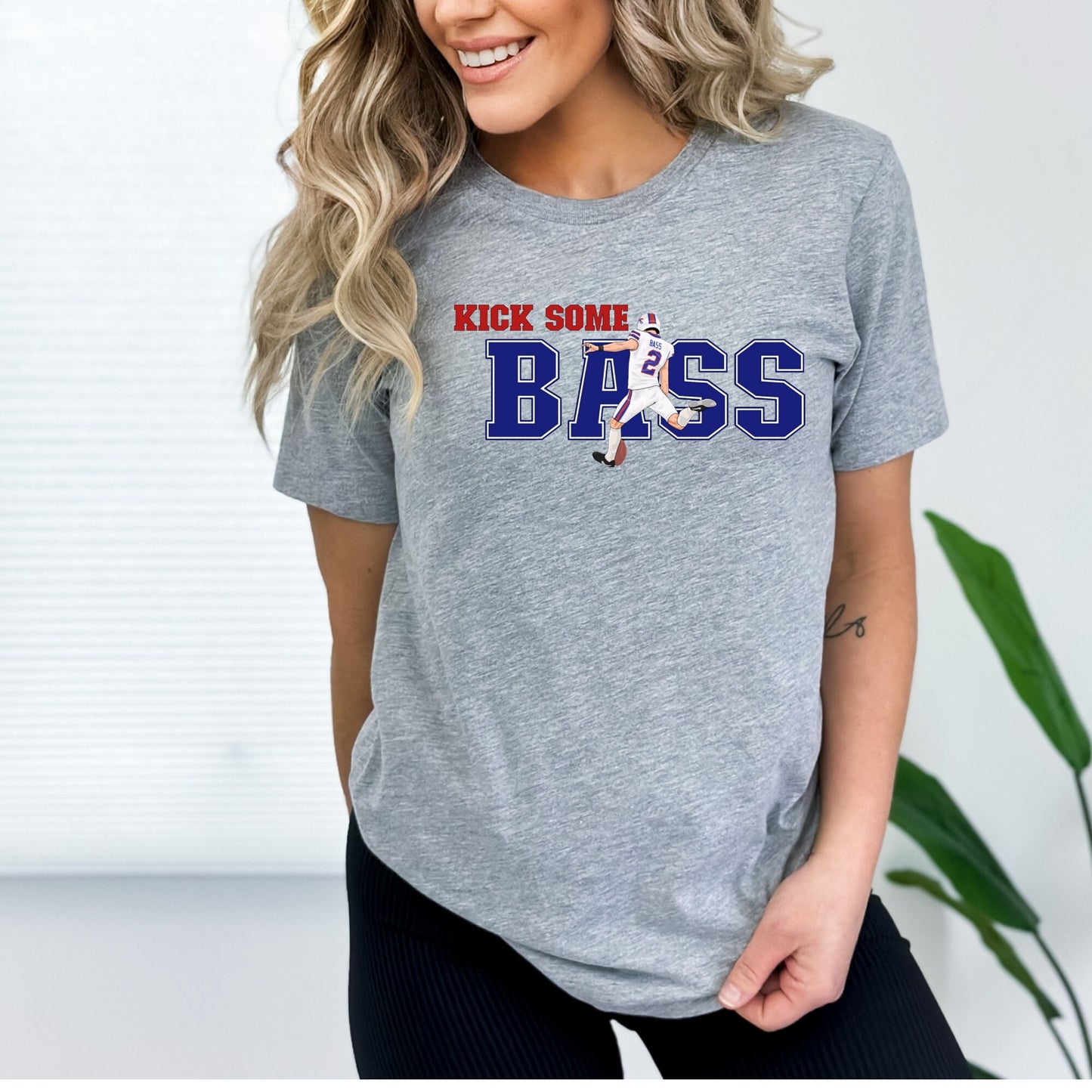 Kick Some Bass Buffalo Football Sweatshirt