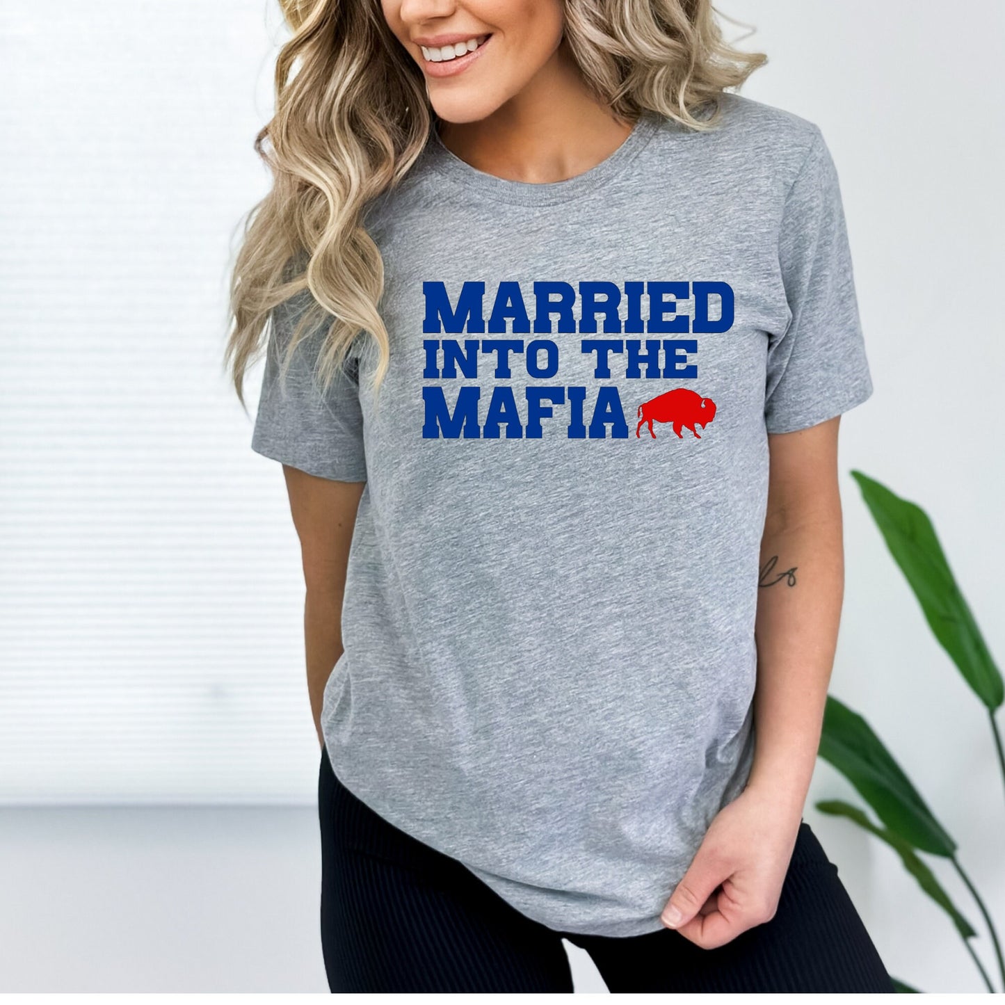 Married Into The Mafia Buffalo T-shirt, Sweatshirt, or Hoodie