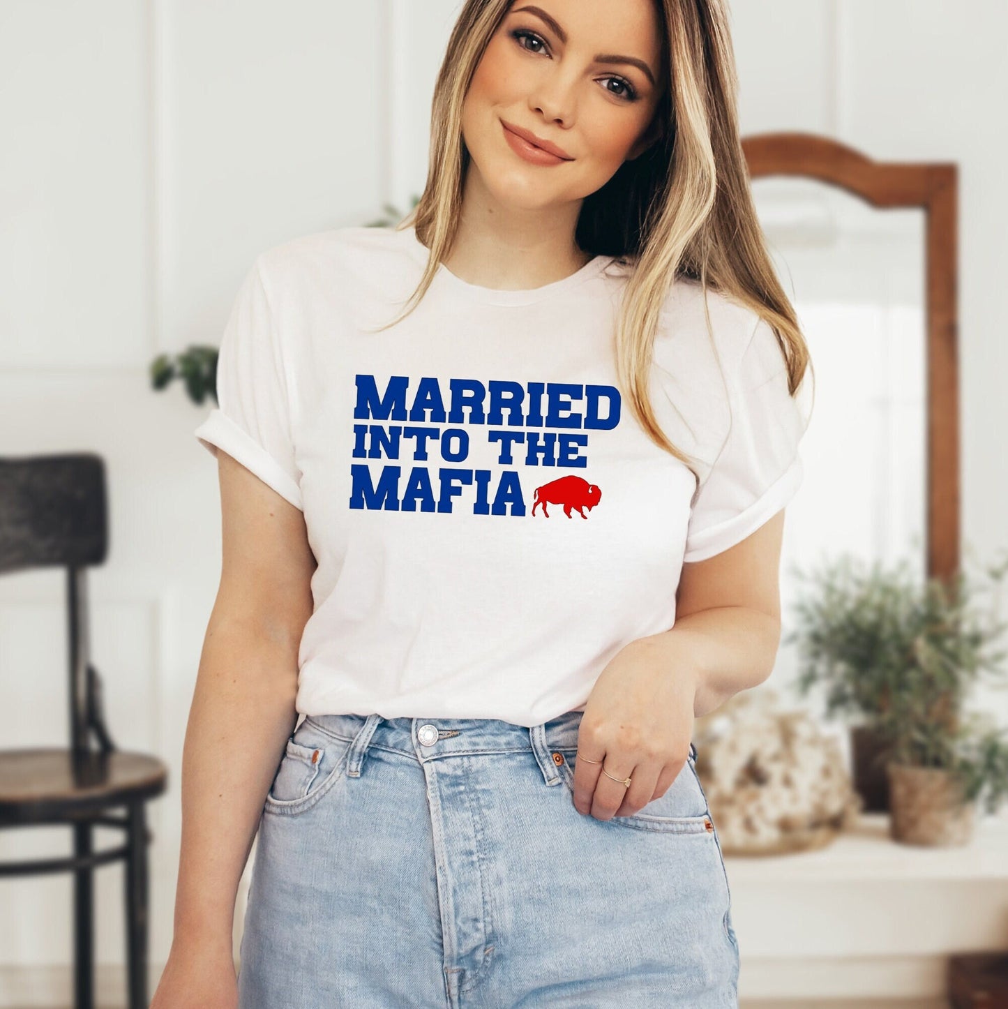 Married Into The Mafia Buffalo T-shirt, Sweatshirt, or Hoodie