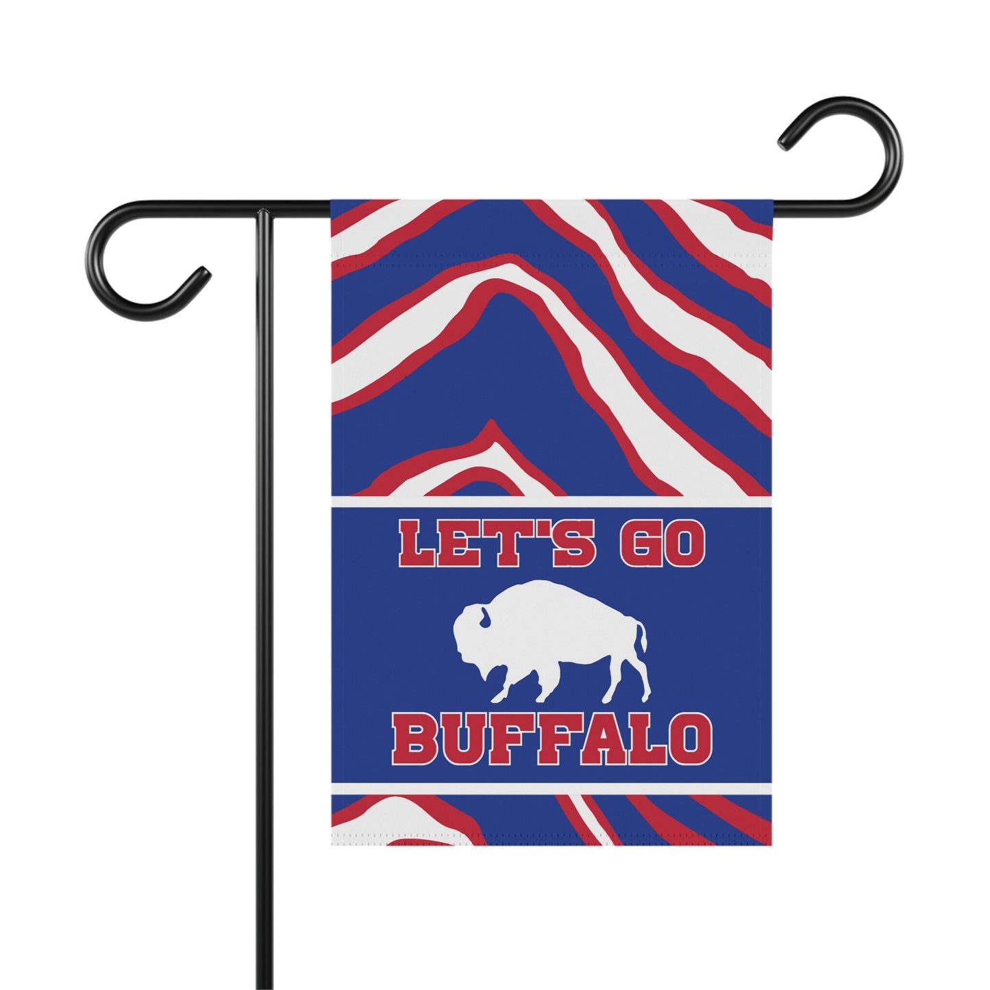 Let's Go Buffalo Zubaz Garden & House Banner