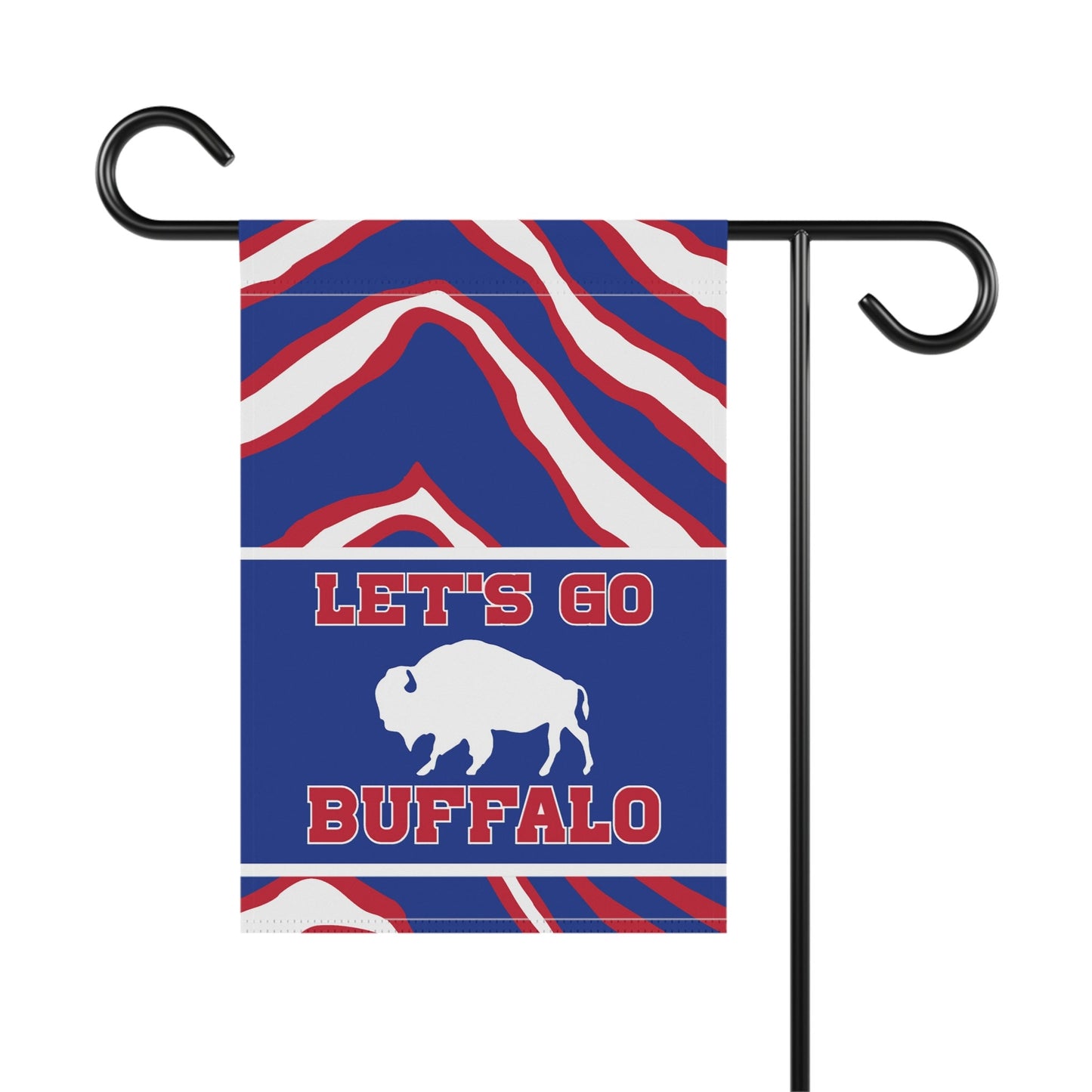 Let's Go Buffalo Zubaz Garden & House Banner