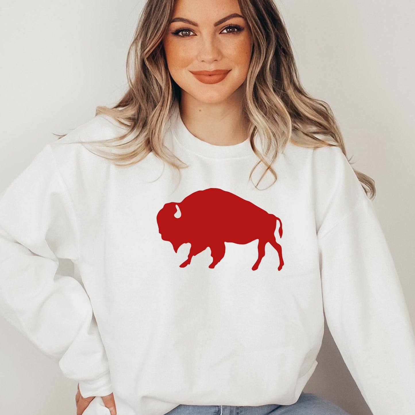 Red Buffalo Tee, Sweatshirt or Hoodie