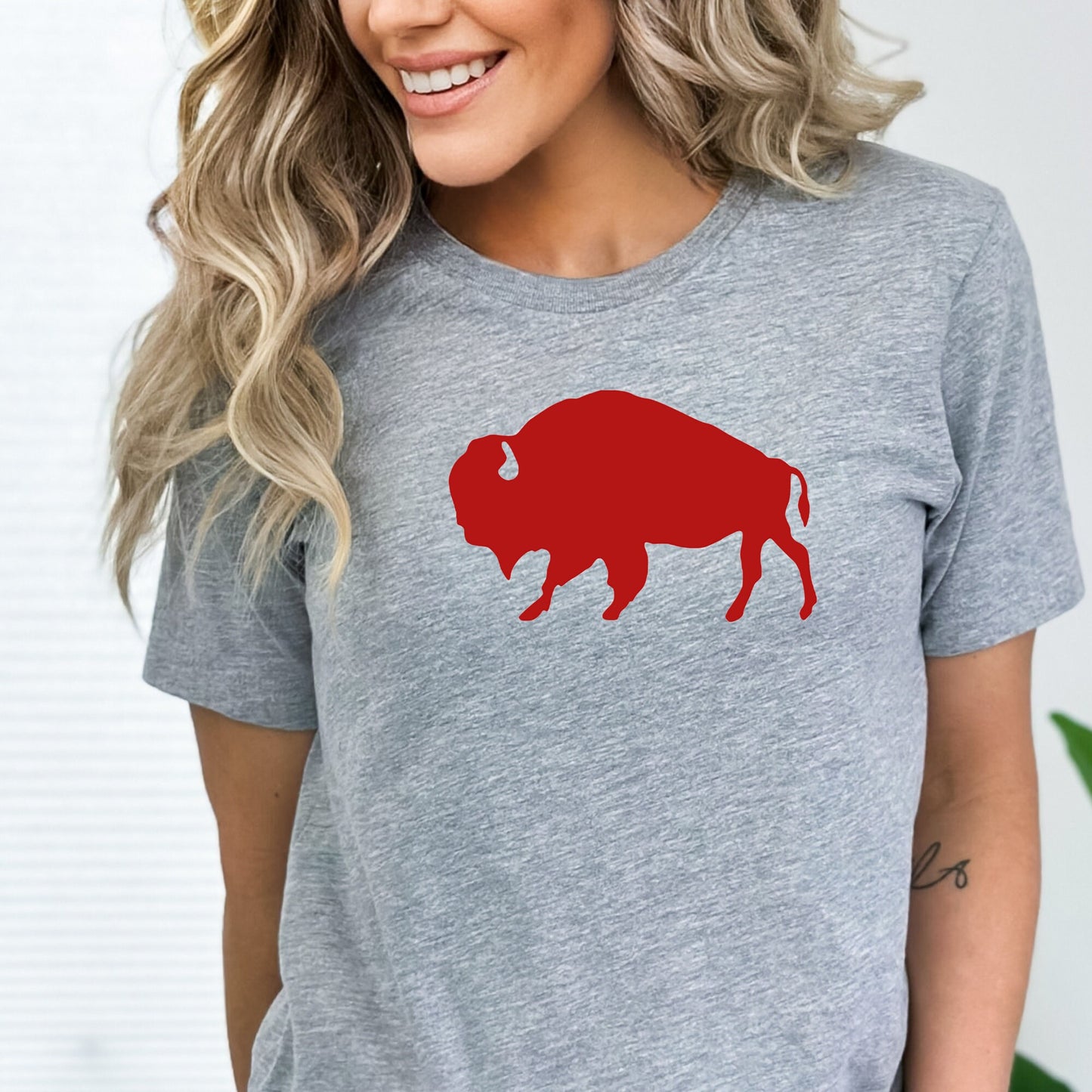 Red Buffalo Tee, Sweatshirt or Hoodie