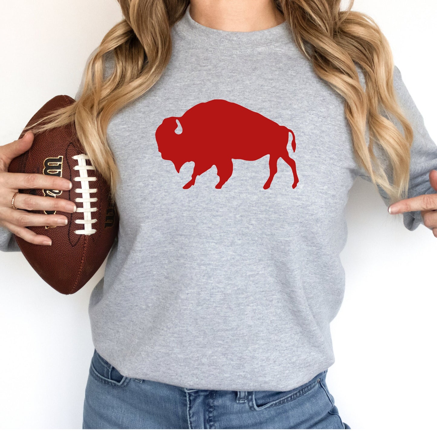 Red Buffalo Tee, Sweatshirt or Hoodie