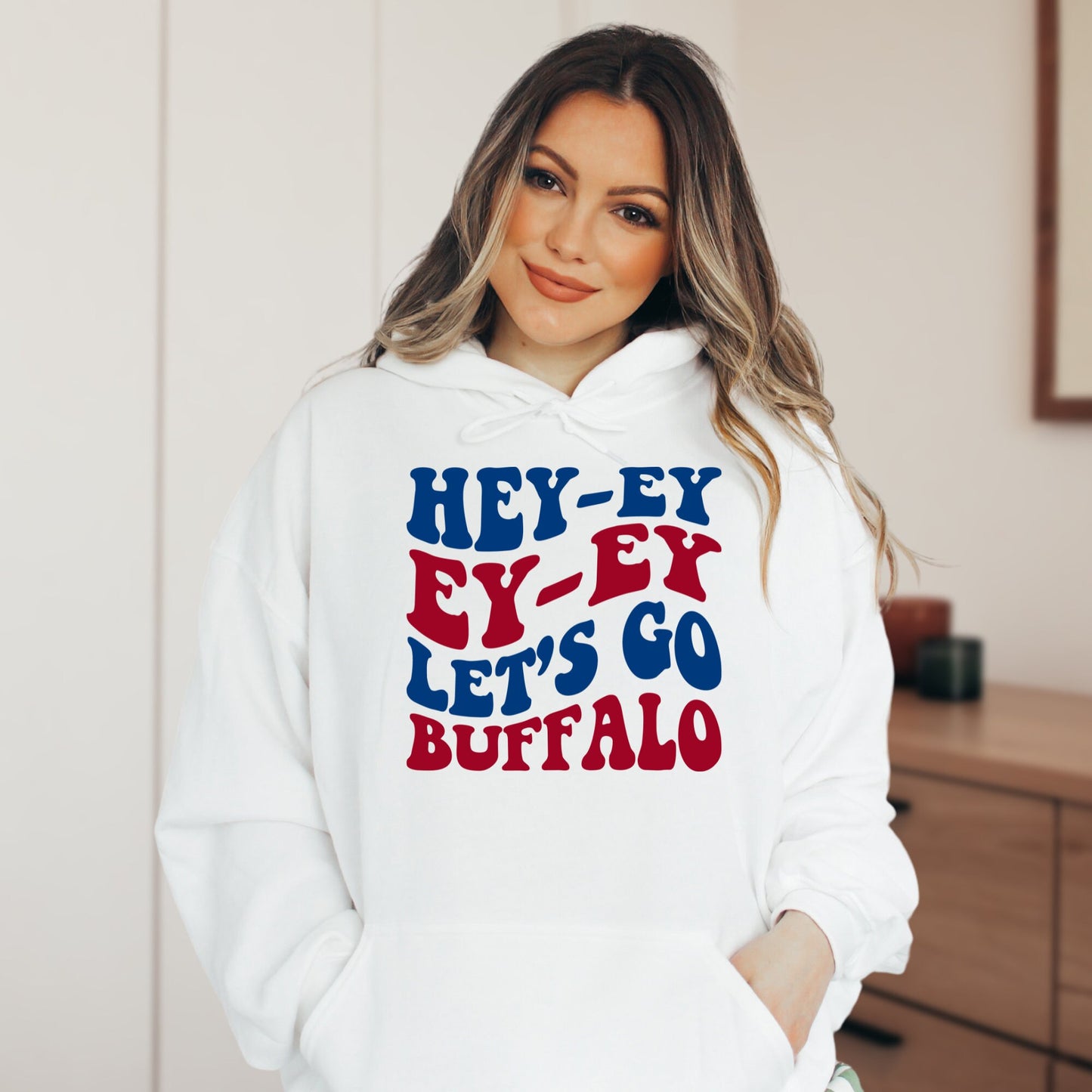 Hey Ey Ey Ey Let's Go Buffalo Football Shirt