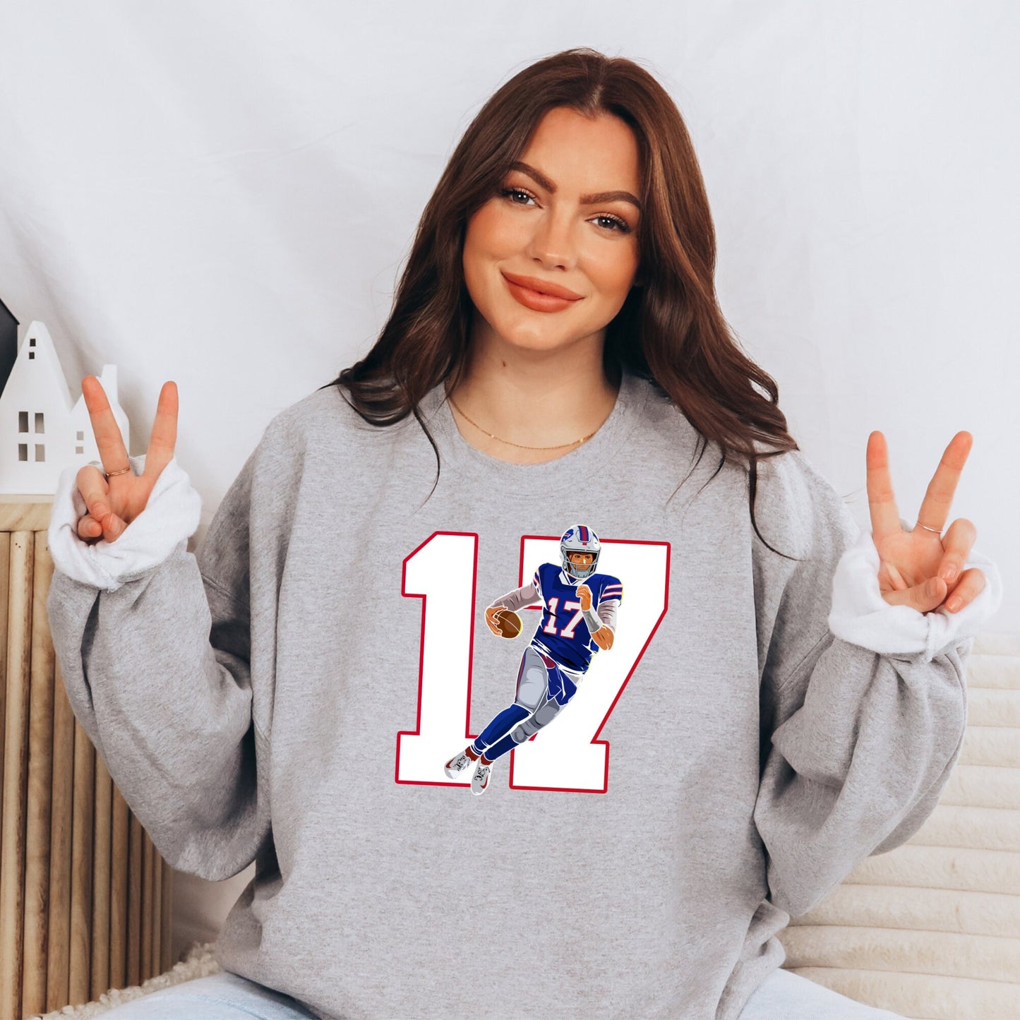 Buffalo Football Player 17 T-Shirt or Sweatshirt