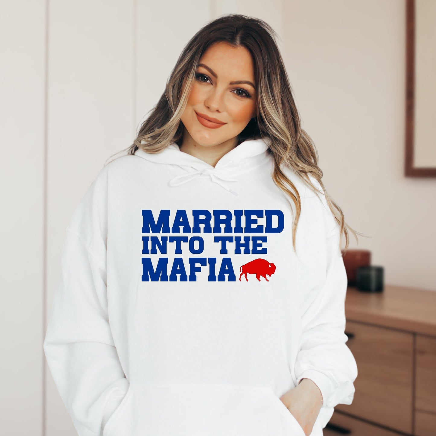 Married Into The Mafia Buffalo T-shirt, Sweatshirt, or Hoodie