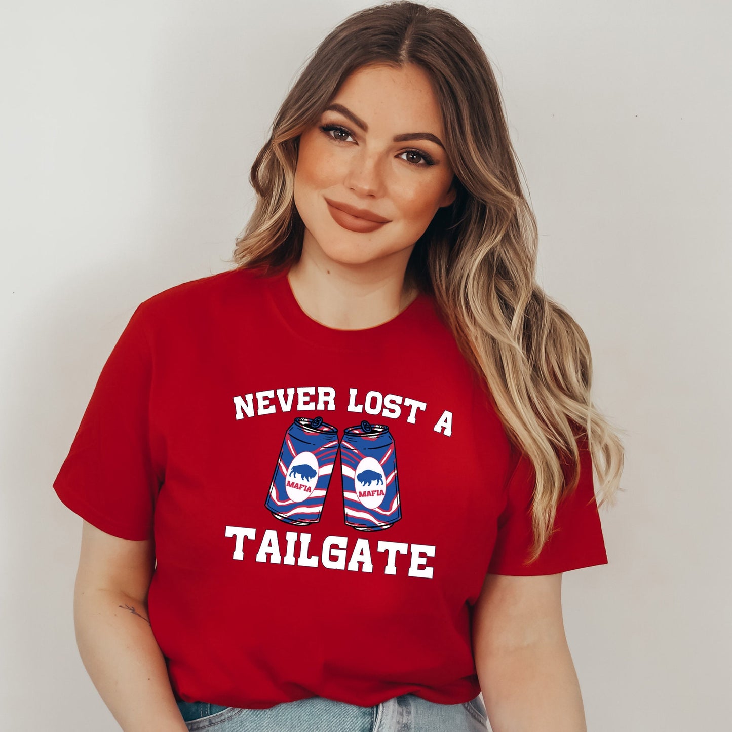 Never Lost a Tailgate Buffalo Zubaz T-shirt, Sweatshirt, or Hoodie