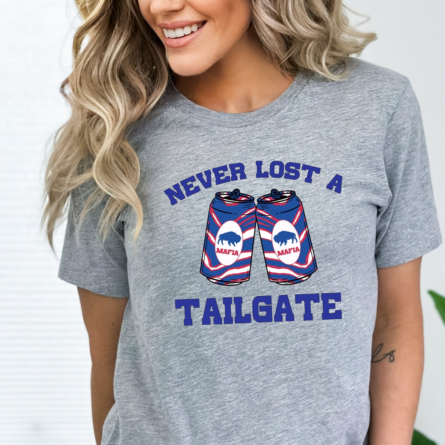 Never Lost a Tailgate Buffalo Zubaz T-shirt, Sweatshirt, or Hoodie