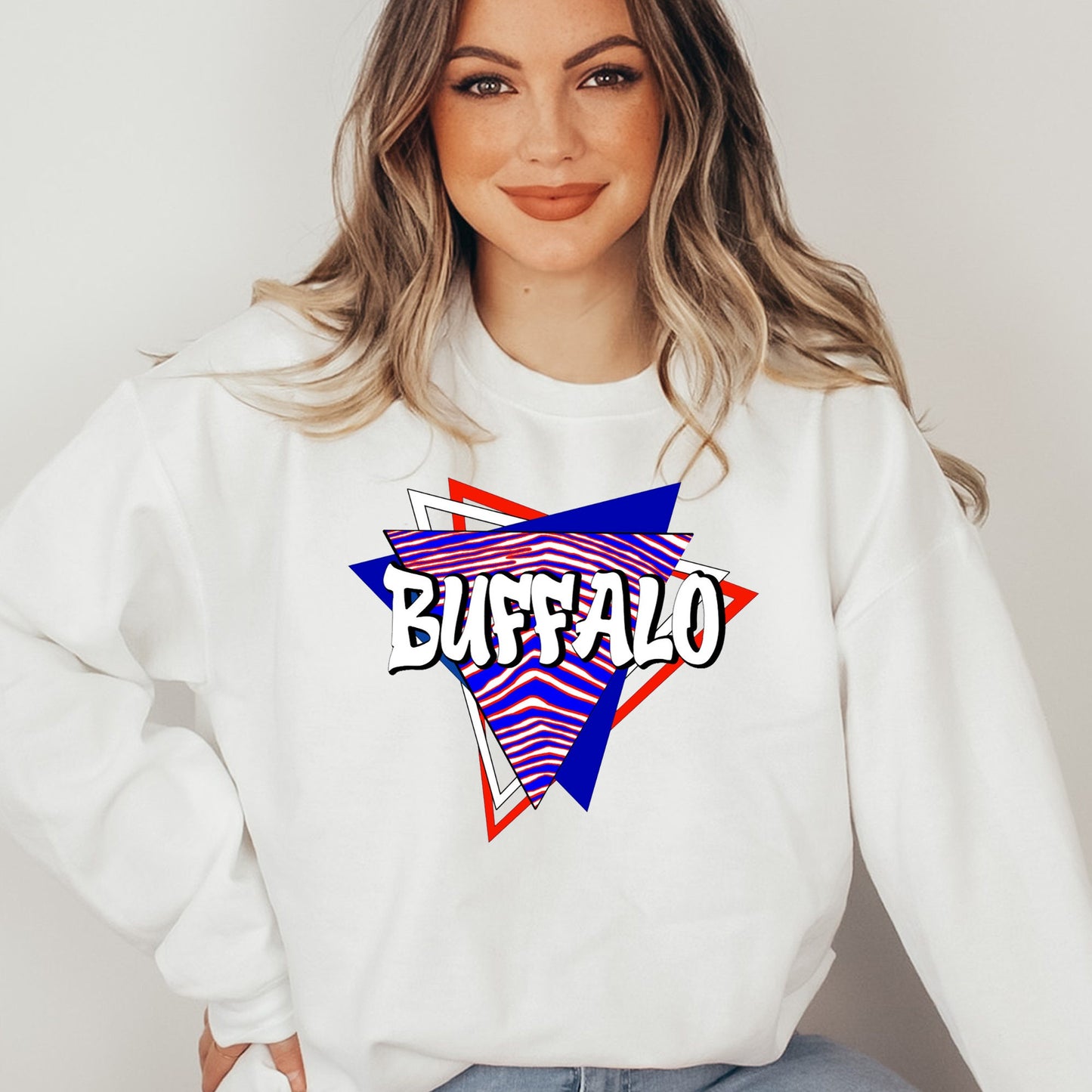 90s Zubaz Triangle Logo Throwback Buffalo Unisex t-shirt or sweatshirt