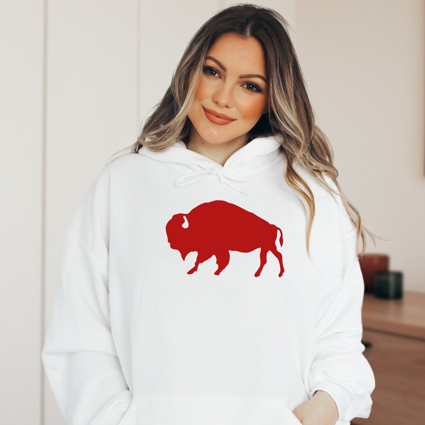 Red Buffalo Tee, Sweatshirt or Hoodie