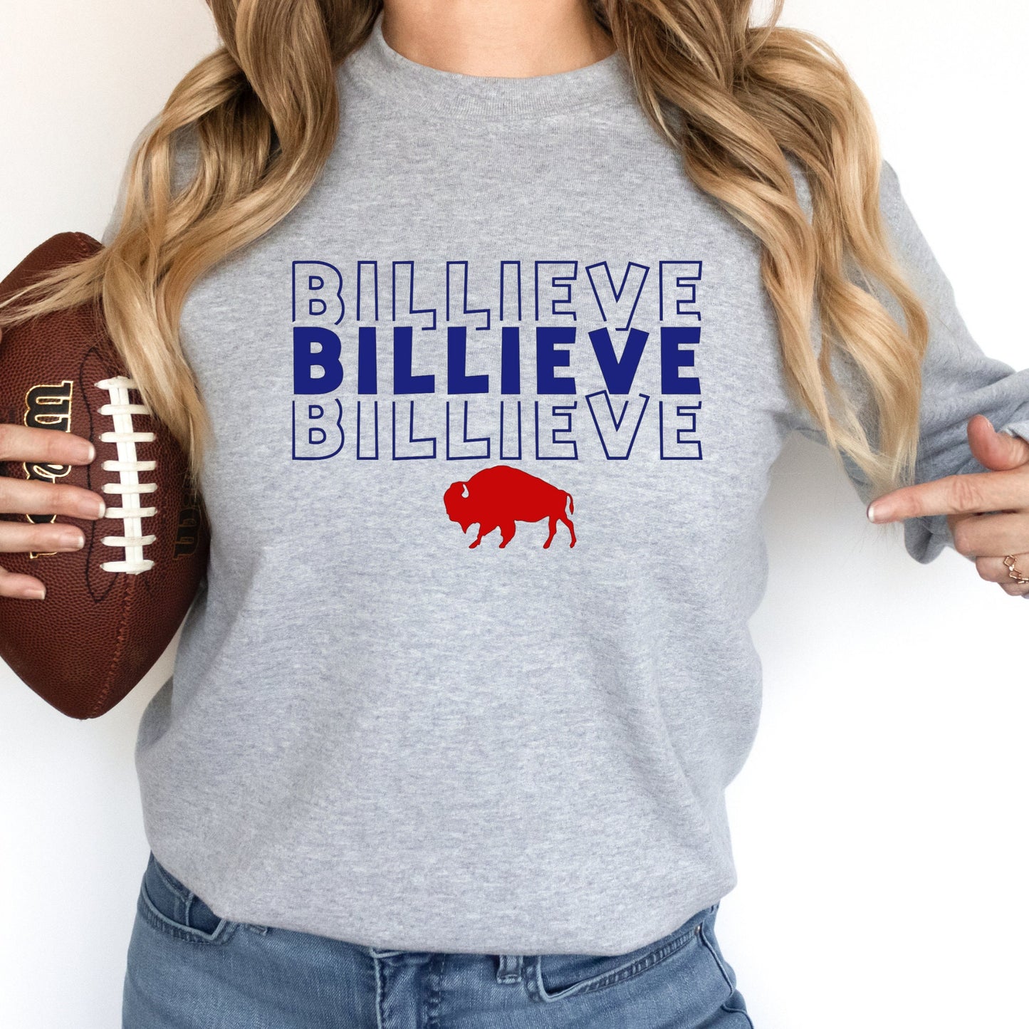 Billieve T-shirt, Buffalo Football T-Shirt, Sweatshirt, Hoodie