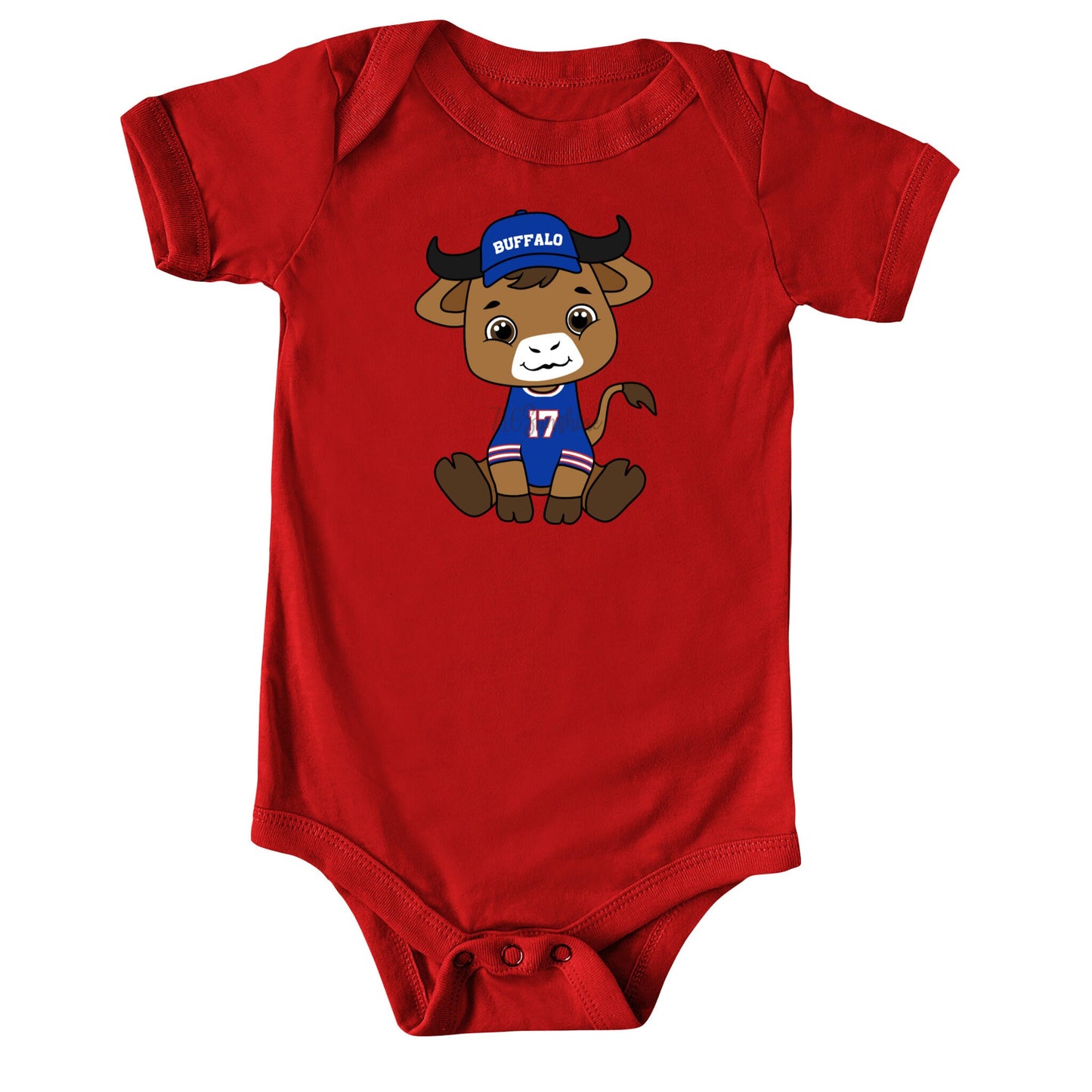 Baby Buffalo Fan Short Sleeve Bodysuit