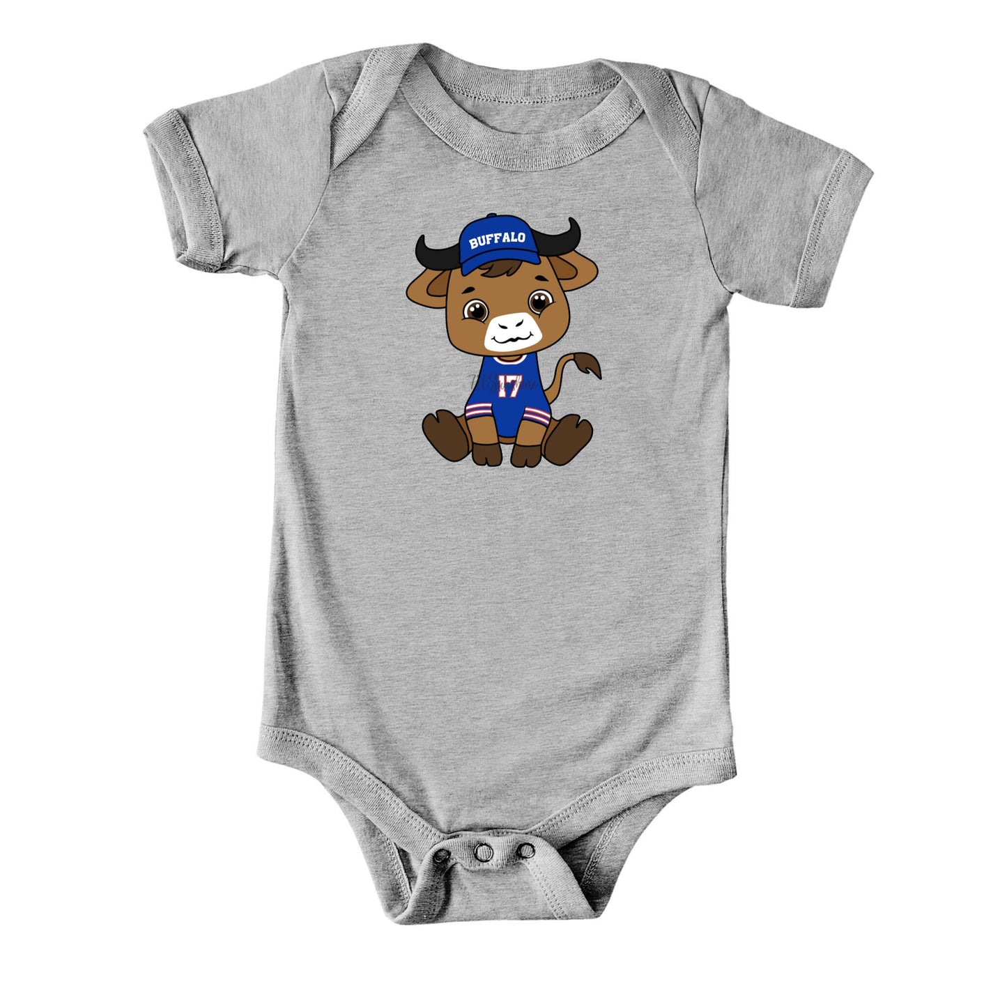 Baby Buffalo Fan Short Sleeve Bodysuit