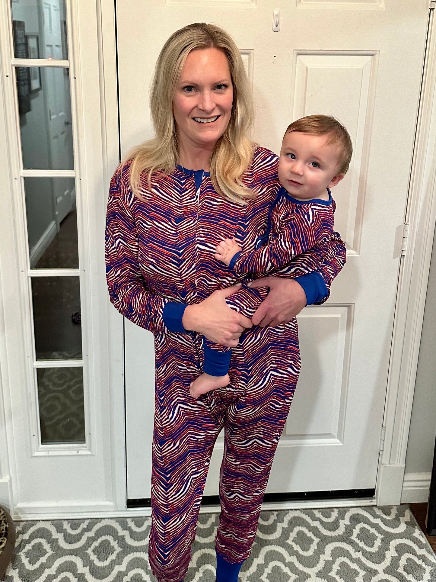 Family Matching Pajamas Bamboo Romper Buffalo Onesie