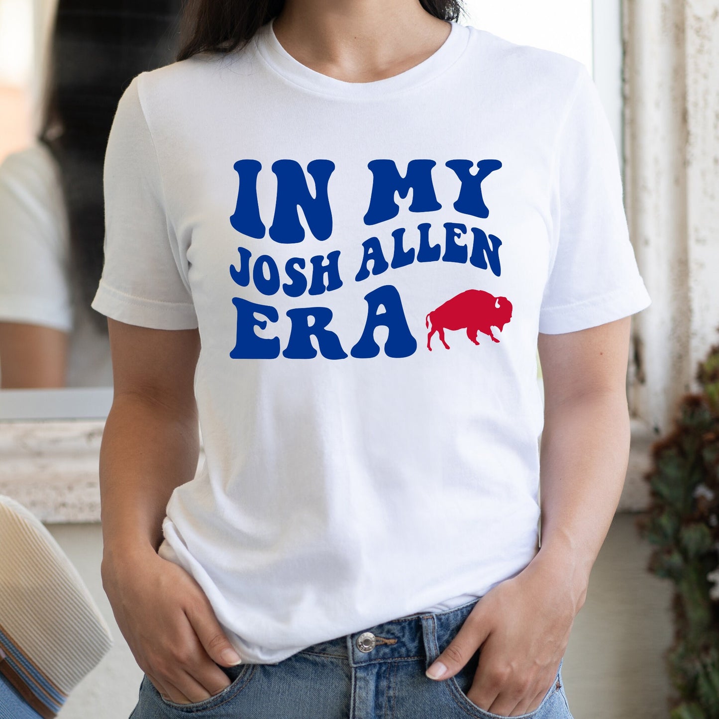 In My Josh Allen Era Retro Wave Division Champions Buffalo Football T-Shirt or Sweatshirt